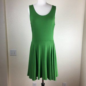 Cynthia Rowley Green Jersey Skater Dress